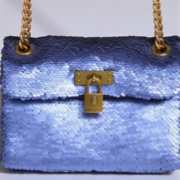 Kurt Geiger London Purple Sequin Mini Brixton. NWT, Dustbag Included. SOLD OUT - Picture 8 of 11